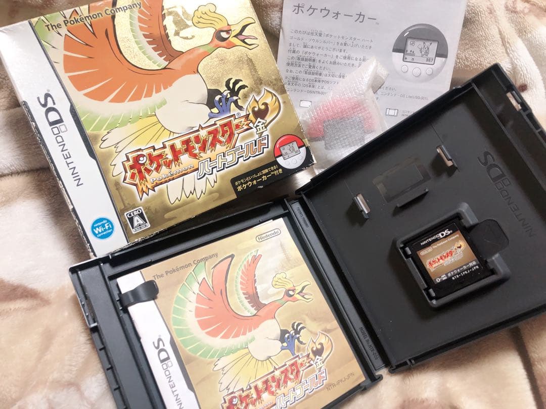 未使用ポケウォーカー付き・ポケモンハートゴールド