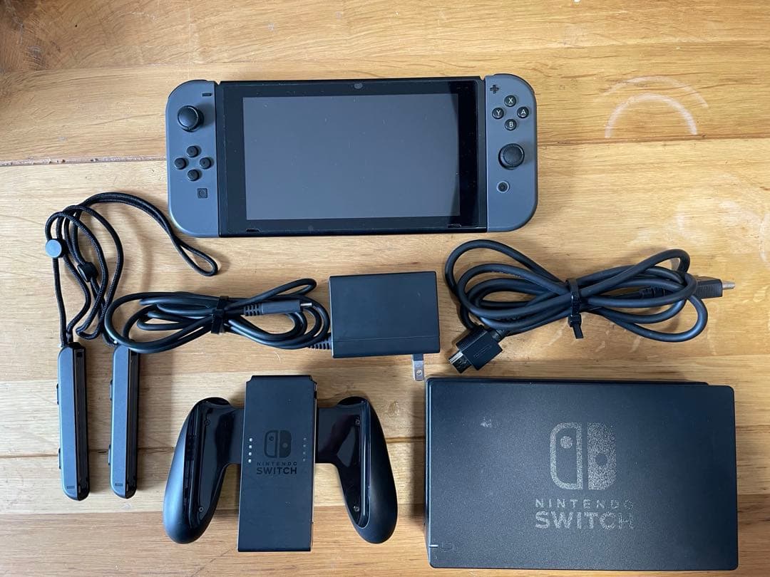 Nintendo Switch 本体 グレー、付属品完備、動作確認済み