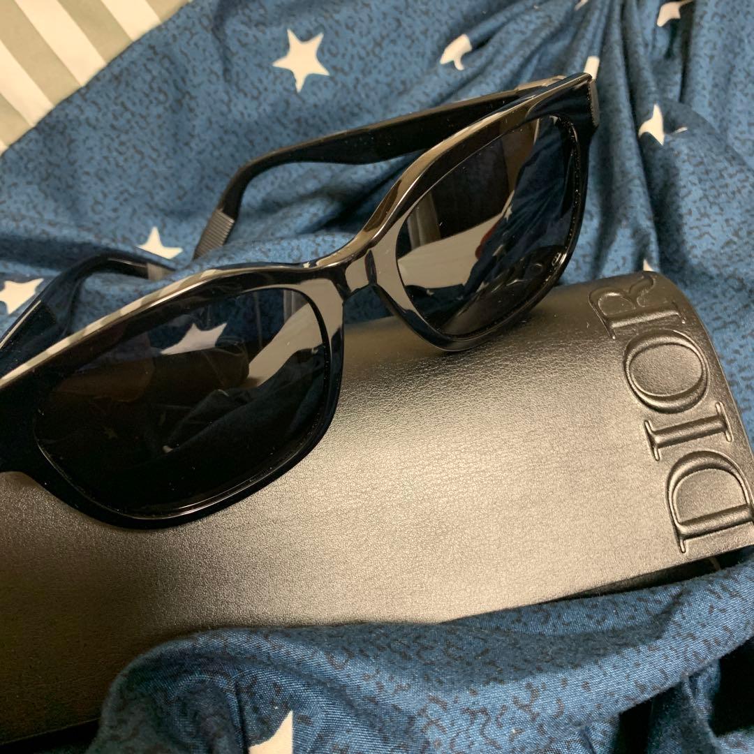 Dior ブラック サングラス ケース付き(値下げ交渉可)