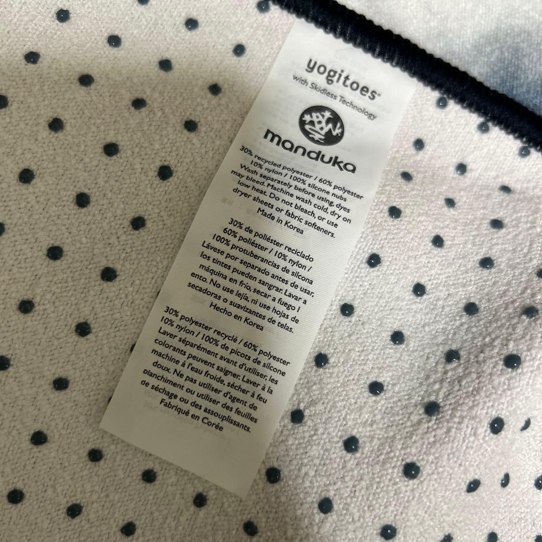 【未使用】マンドゥカ Manduka ヨガラグ　マットタオル　ヨガタオル
