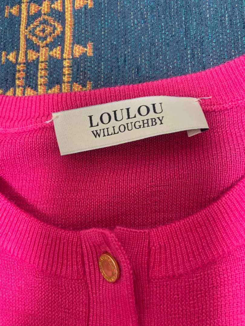 【LOULOU WILLOUGHBY】CASHFEELカーディガン
