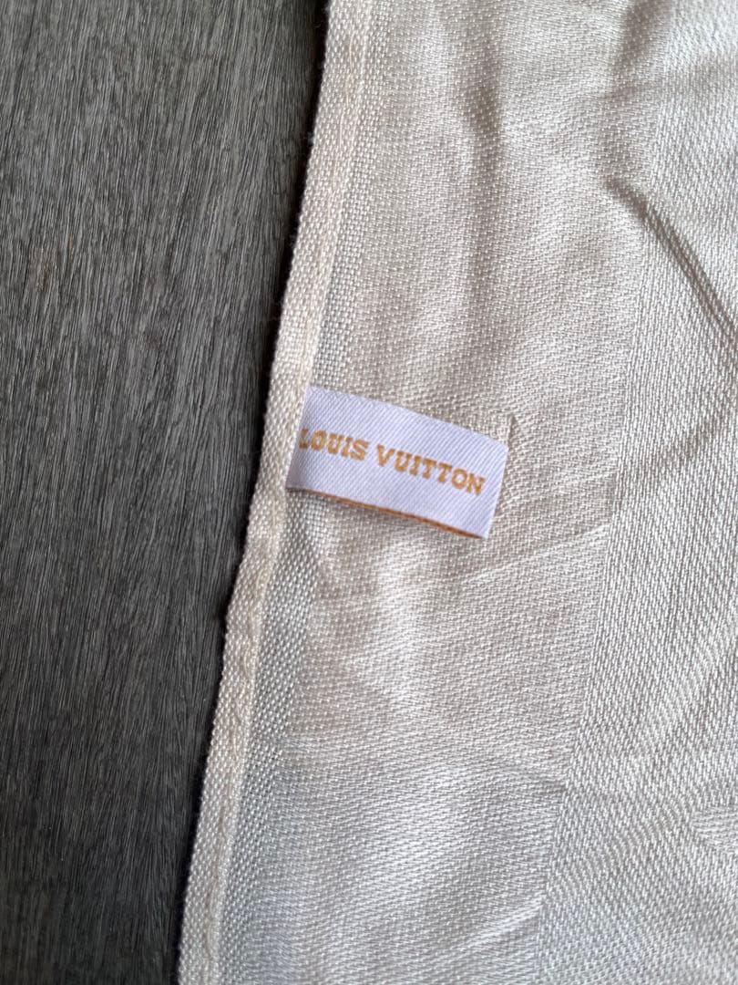 LOUIS VUITTON ルイヴィトン 大判スカーフ ウール フランス製