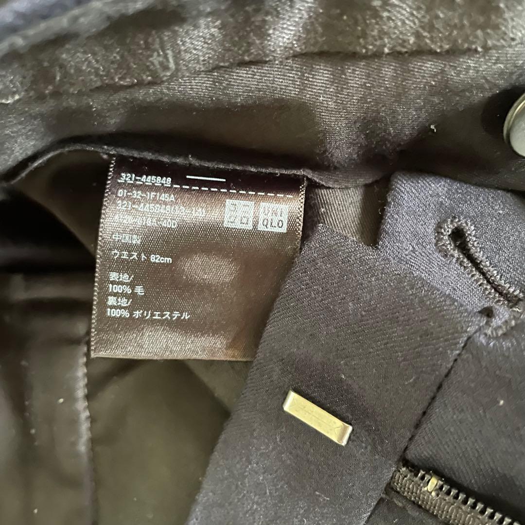 【美品・セットアップ】UNIQLO +J ウールジャケット スラックス　ネイビー