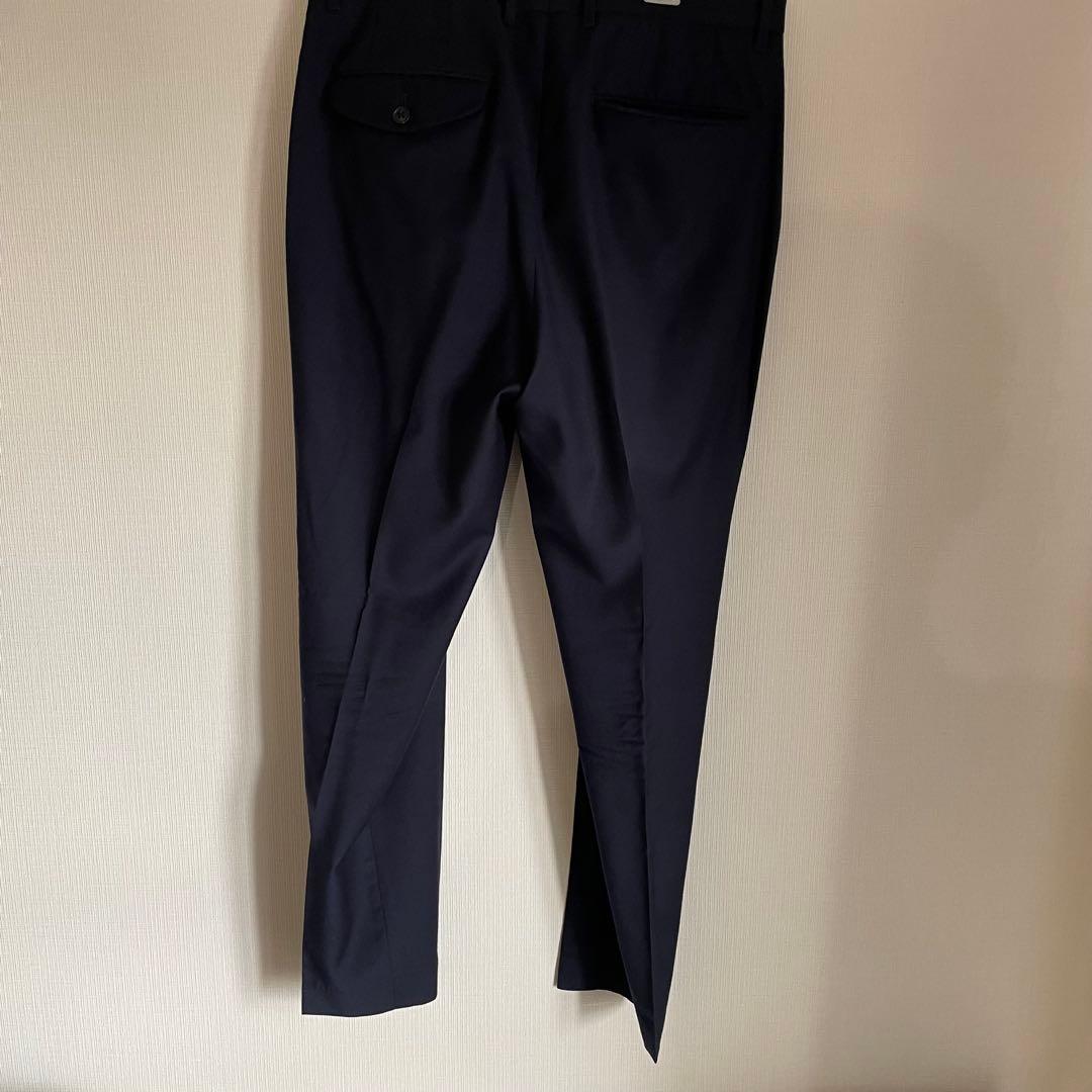 【美品・セットアップ】UNIQLO +J ウールジャケット スラックス　ネイビー