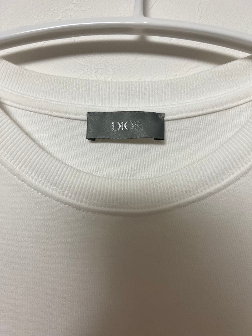 【美品】Dior icon 刺繍 ロゴ Tシャツ ホワイト S 山下智久着用