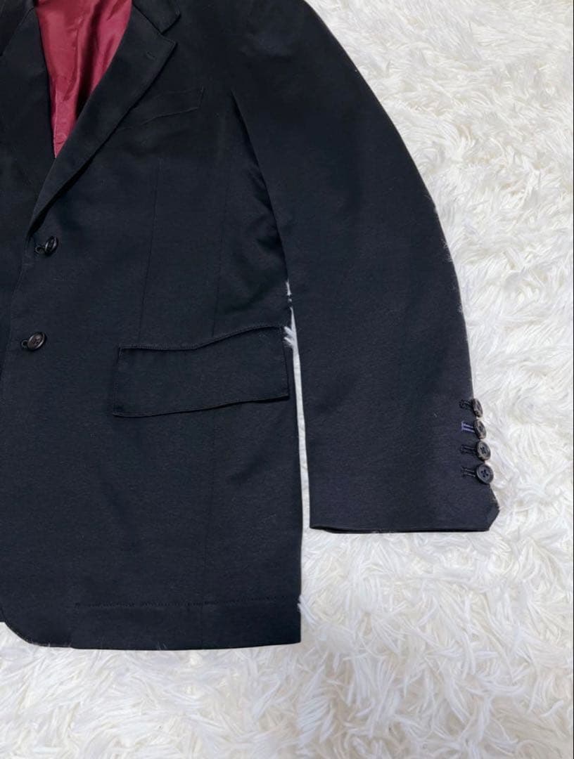 PaulSmith ポールスミス　テーラードジャケット　花柄　ブラック　L 美品