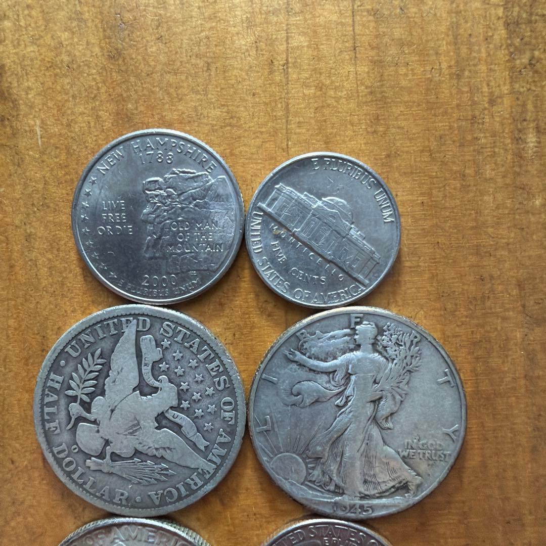 古代 アメリカ　銀貨