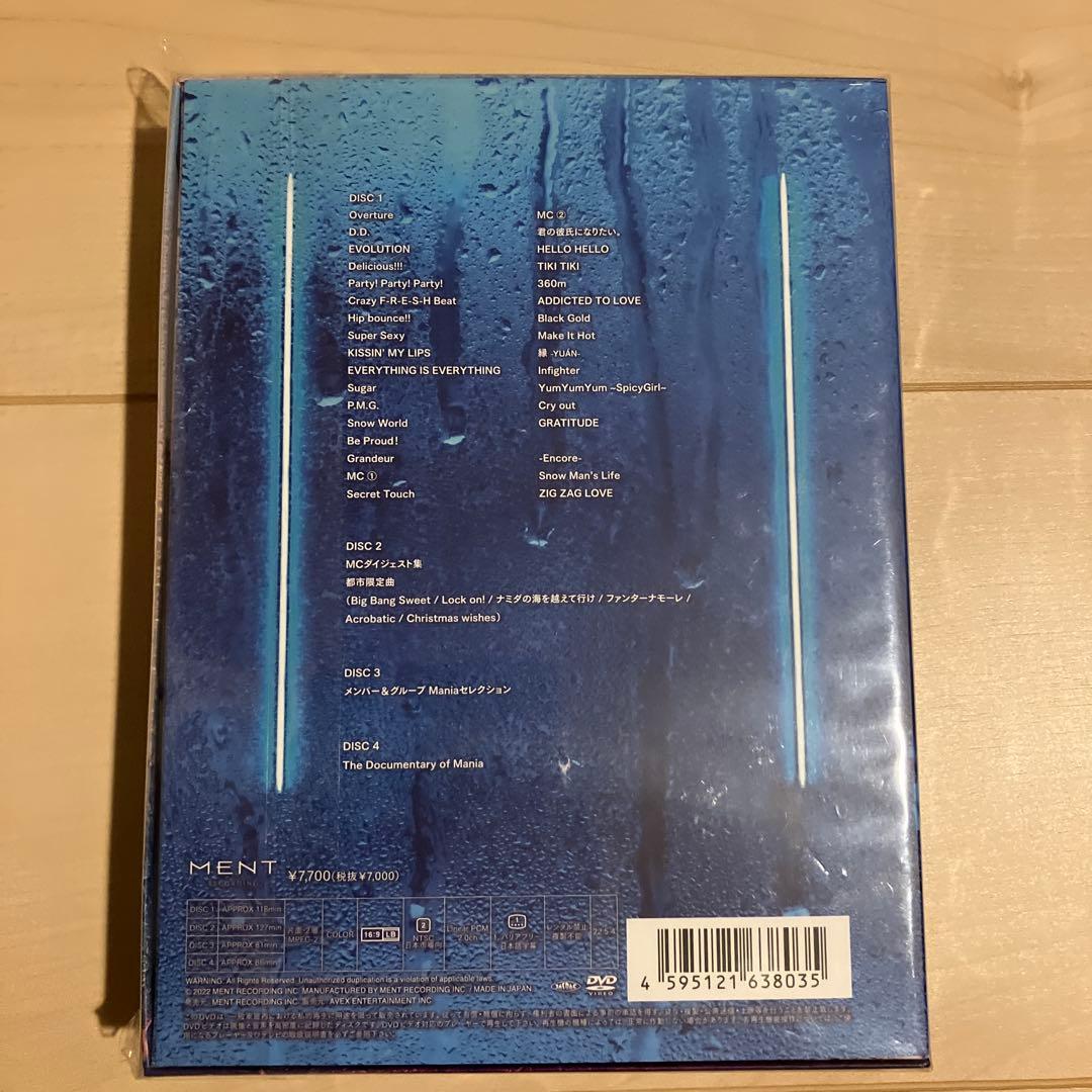 Man LIVE TOUR 2021 Mania 初回盤〈4DVD〉