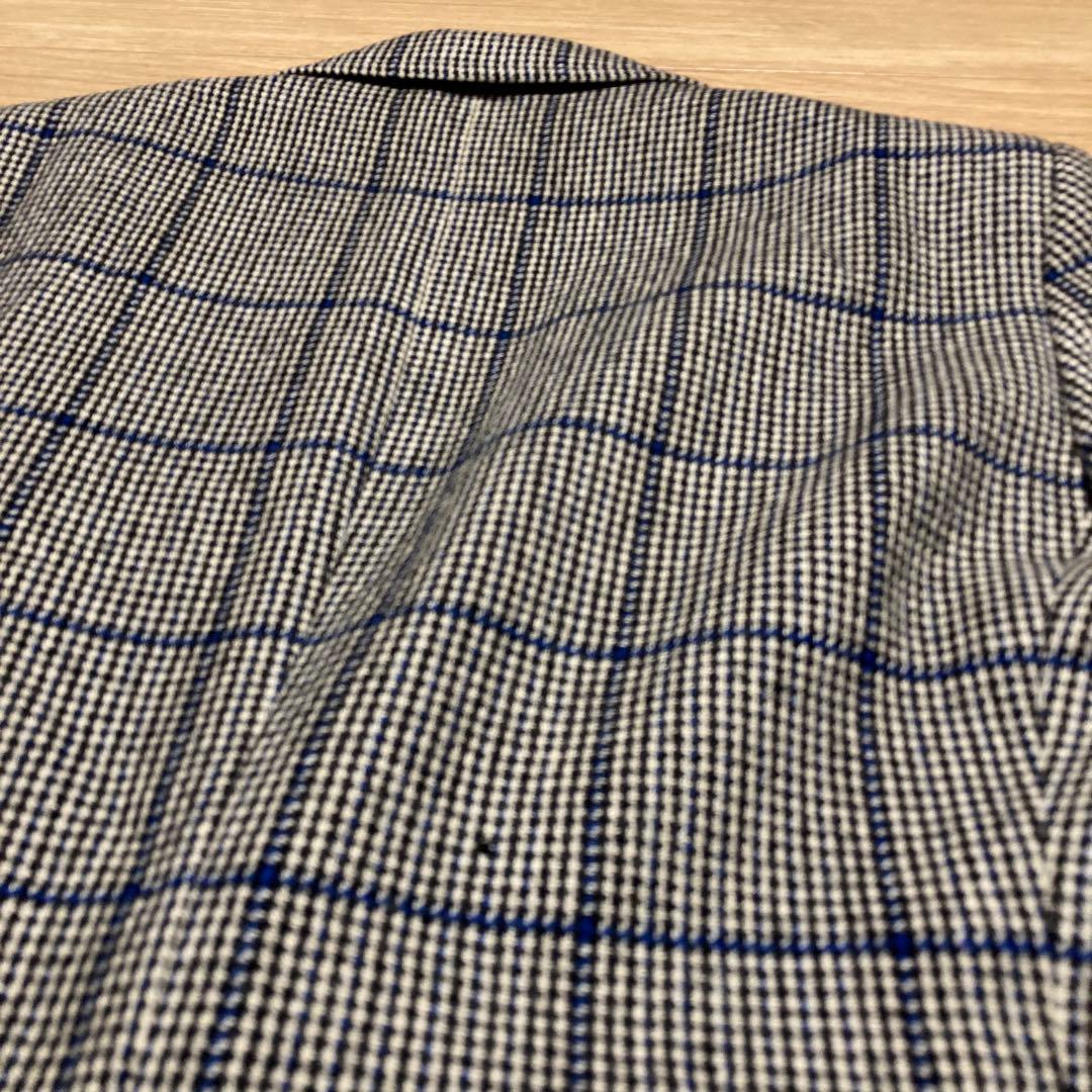専用Burberry's カシミア混 くるみボタンテーラードジャケット　千鳥格子