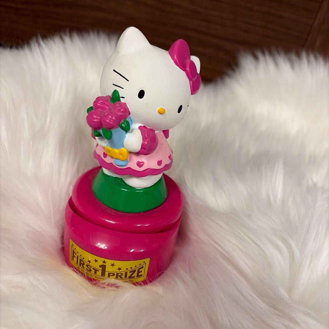 レトロ ハロ－キティ 陶器オルゴール 希少品