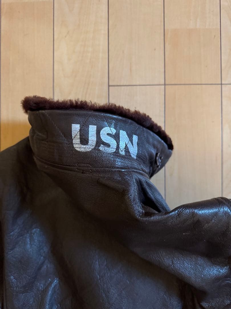 50s G-1 レザー U.S.NAVY オリジナル ヴィンテージ 46