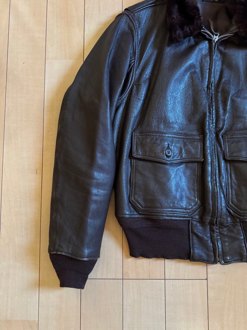 50s G-1 レザー U.S.NAVY オリジナル ヴィンテージ 46
