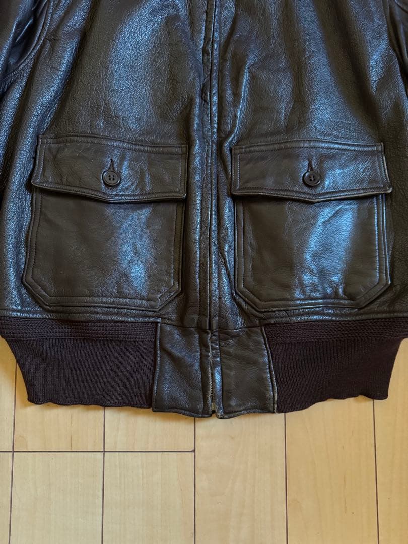 50s G-1 レザー U.S.NAVY オリジナル ヴィンテージ 46