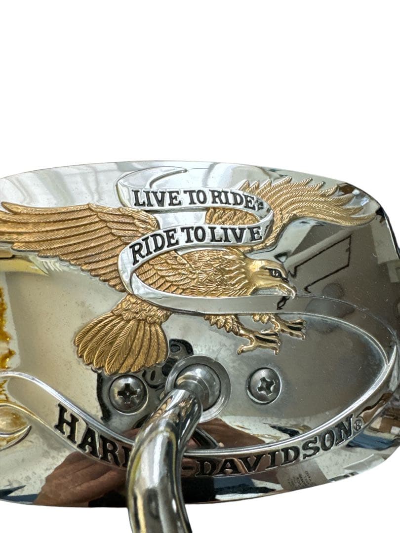 Harley-Davidson 右ミラー スクエア　イーグルデザイン