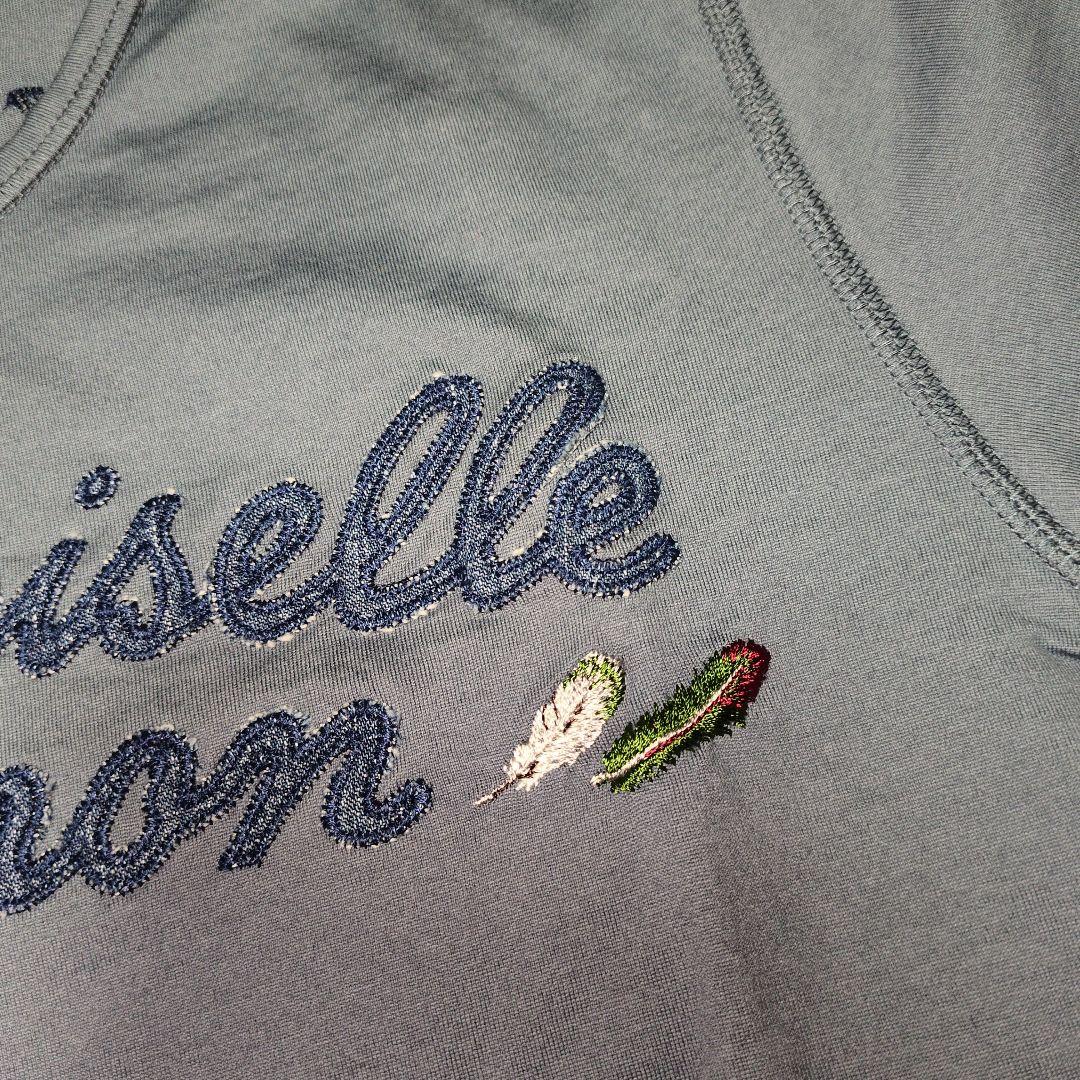 【新品未使用品】mademoiselle NONNONTシャツ ブルーグレー