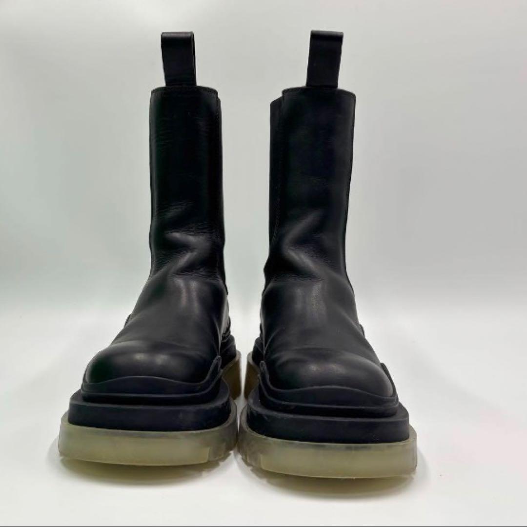 BOTTEGA VENETA ボッテガヴェネタ タイヤブーツ ブラック 黒35