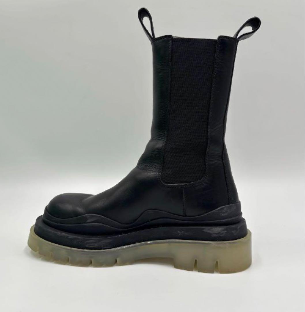 BOTTEGA VENETA ボッテガヴェネタ タイヤブーツ ブラック 黒35