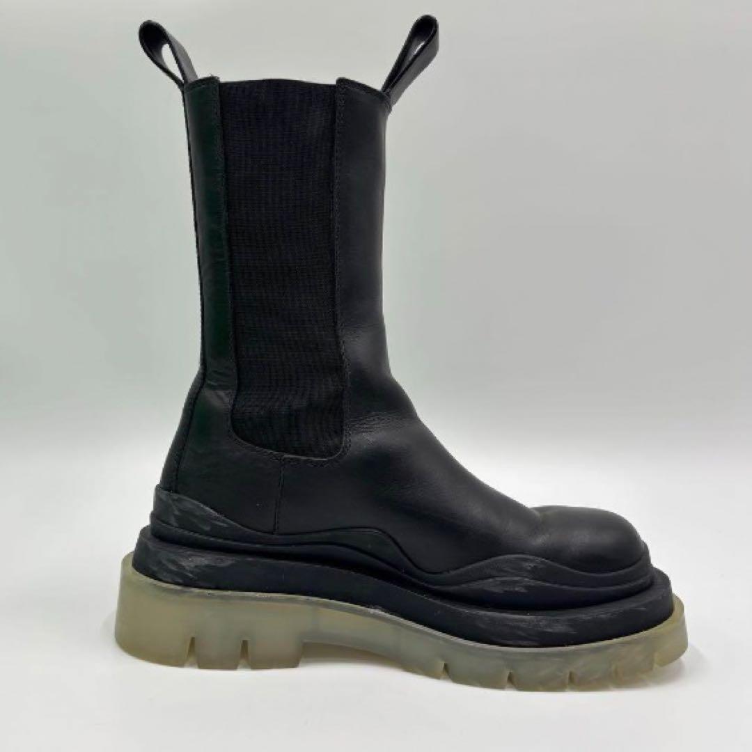 BOTTEGA VENETA ボッテガヴェネタ タイヤブーツ ブラック 黒35