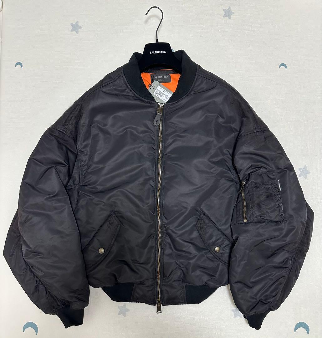 ジャケット・アウター BALENCIAGA 24SS OFF SHOULDER BOMBER S