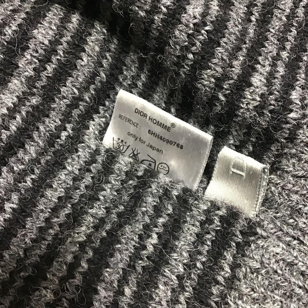 DIOR HOMME 06AW ストライプニット帽