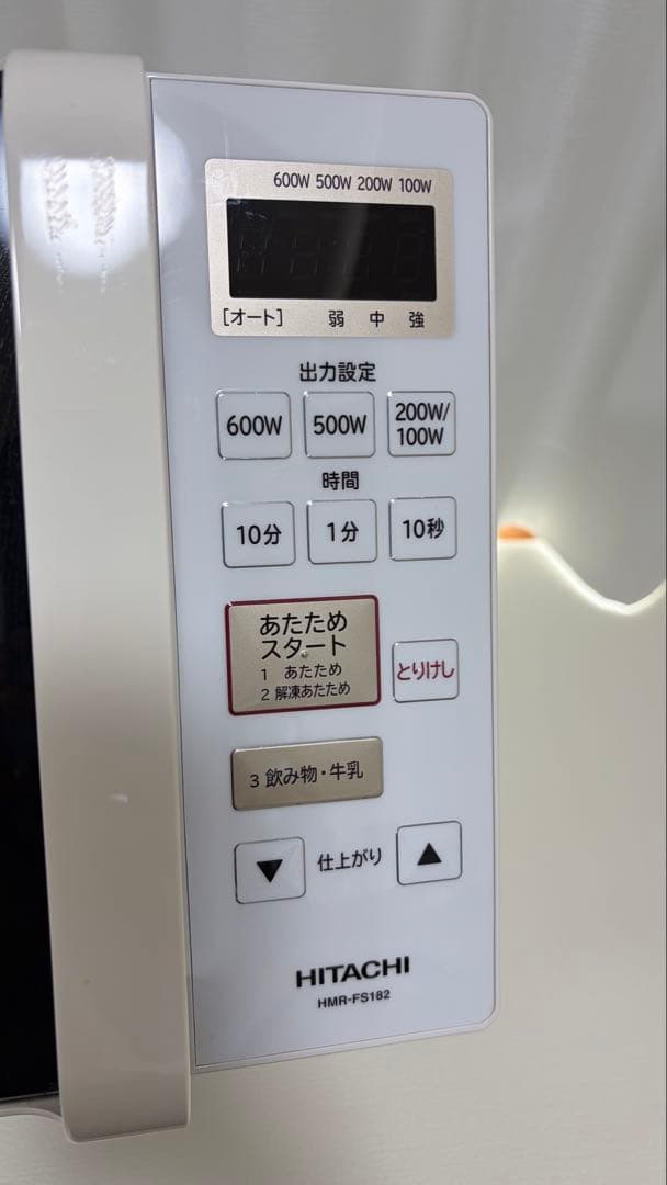 HITACHI・日立電子レンジ　HMR-FS182(2019年製)