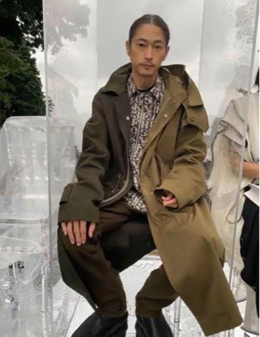 新*之様 sacai x Ten C テンシー モッズステンカラードッキングコー