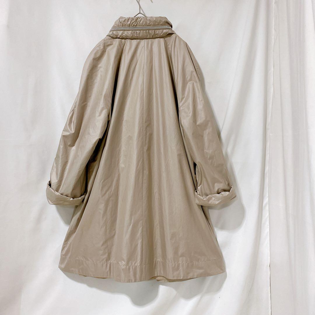 BASLER レリアン　フード付きスプリングコート　グレージュ　13＋SIZE