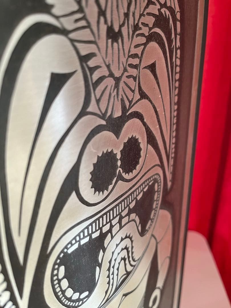 TIKI ハワイ　壁掛け　飾り板　ヴィンテージ　大英博物館　ミッドセンチュリー