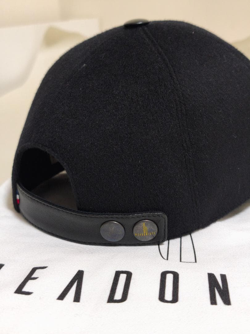 HEADONISTE ベースボールキャップ ウール カシミヤ フランス
