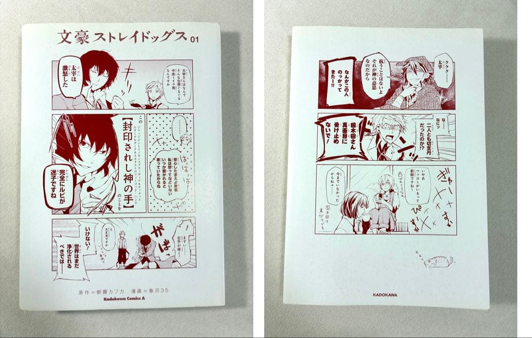 【バラ売り可】漫画　文豪ストレイドッグス1巻〜16巻、18巻