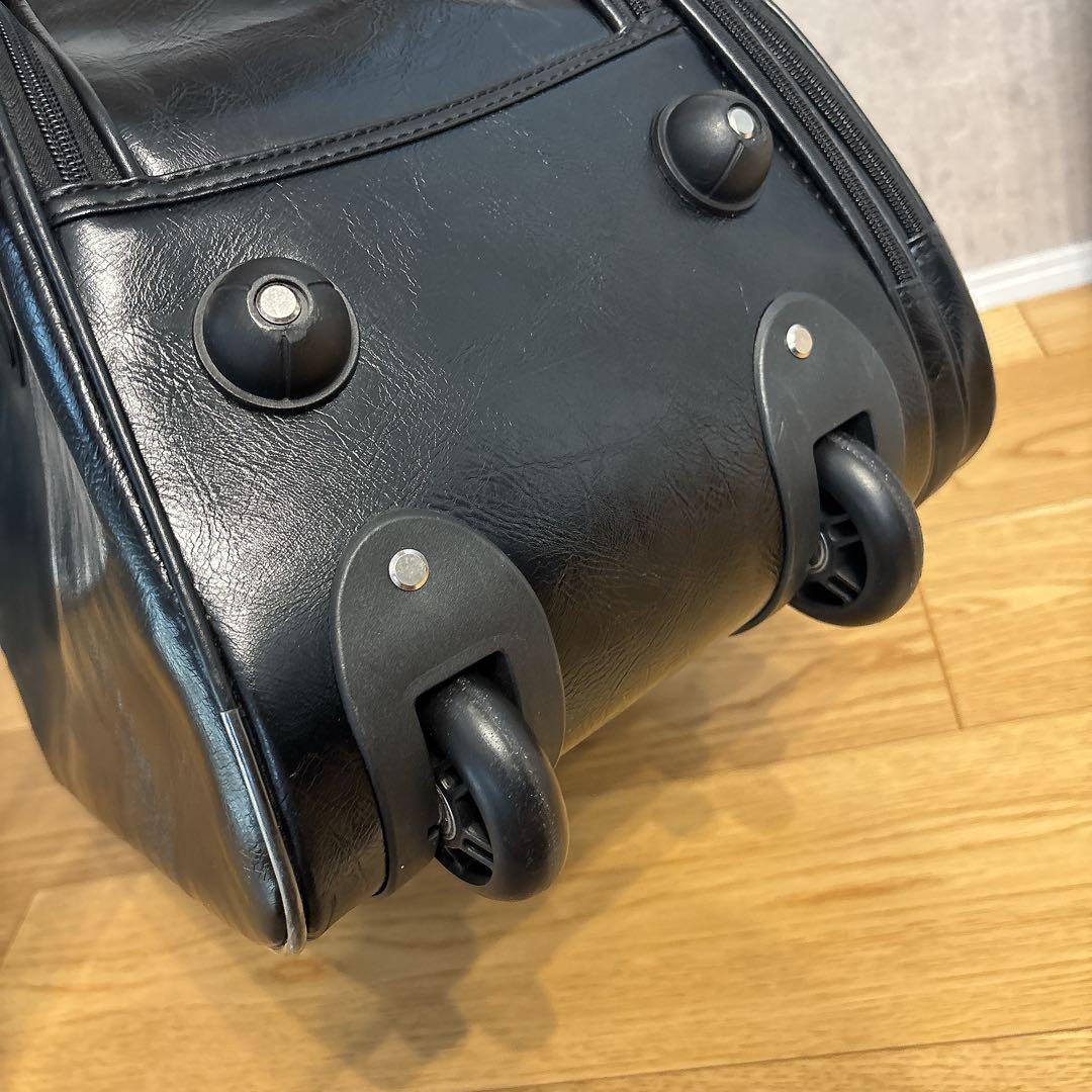 MONTBLANC キャリー型 ボストンバッグ ブラック レザー