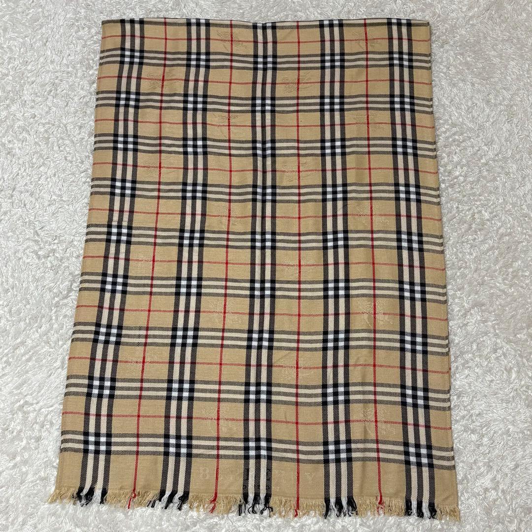 BURBERRY LONDON バーバリー大判　カシミヤ　シルク　ストール