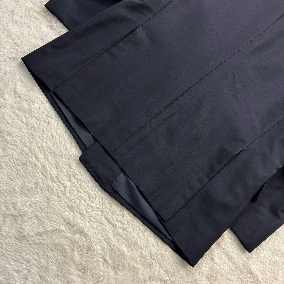 【極美品】 Dior 紺ブレ ロゴ刻印/金釦 ダブル 濃紺 XL