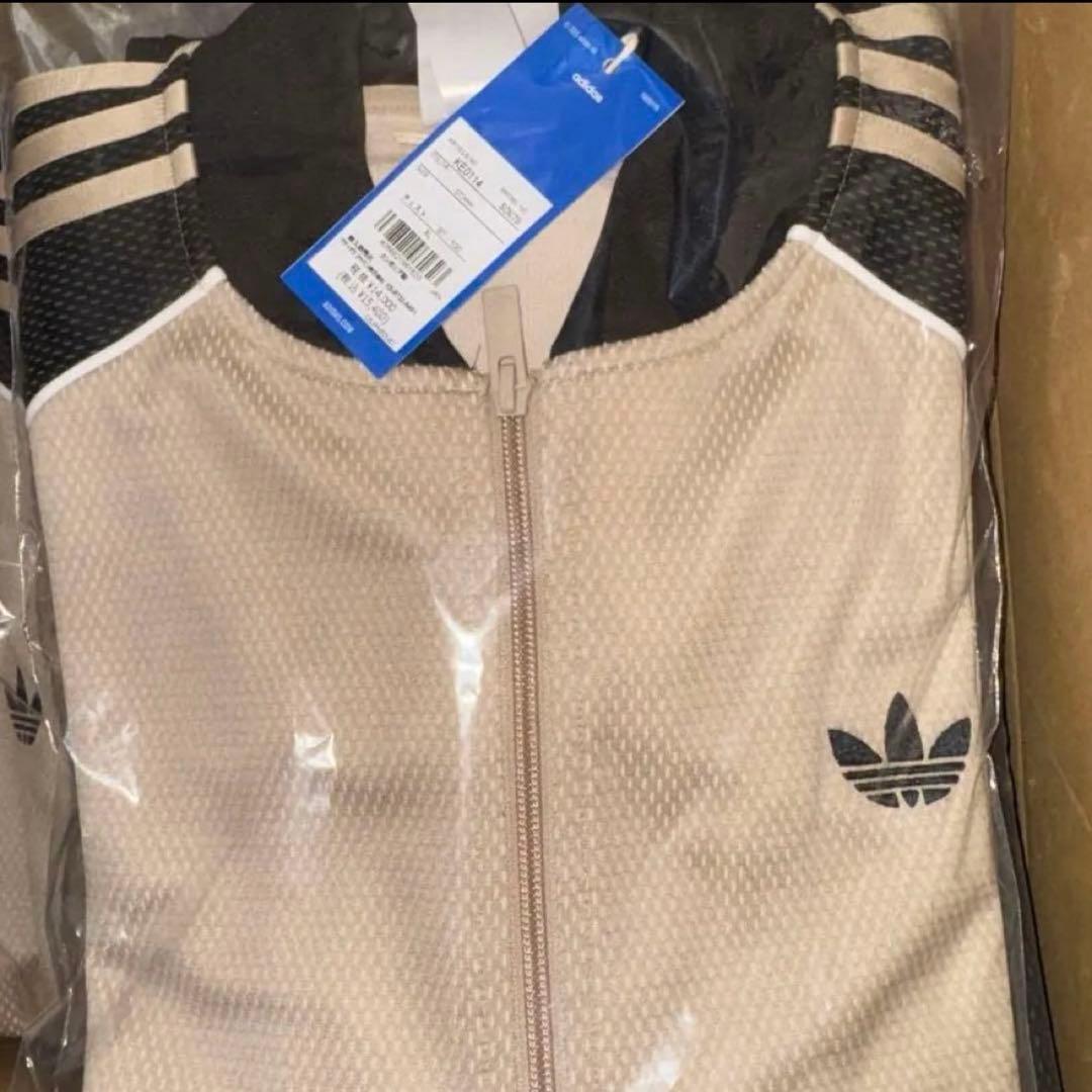 adidas 藤井風 着用 ルーズメッシュトラックトップ Lサイズ　アディダス
