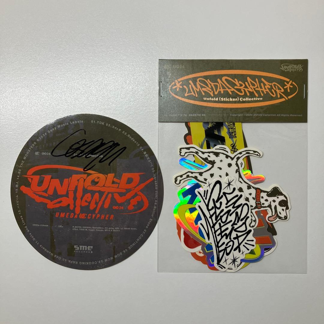 梅田サイファー Unfold Collective RAPNAVIO ステッカー