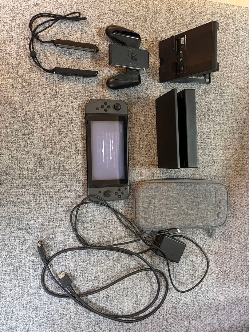 Nintendo Switch 本体 + SDカード128GB、ケース、スタンド