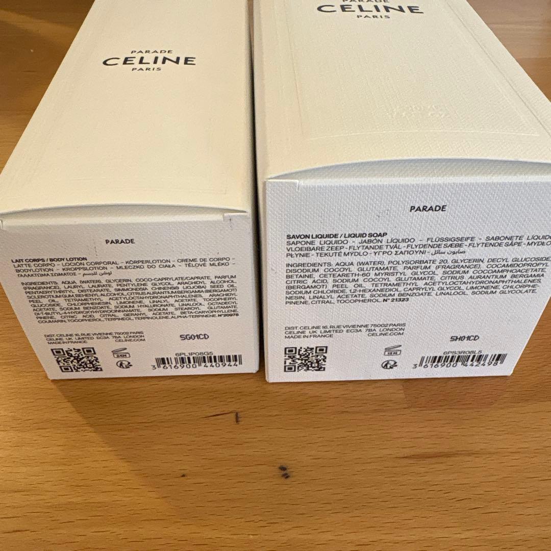 CELINE ボディローションパラード 250ml &リキッドソープ 500ml
