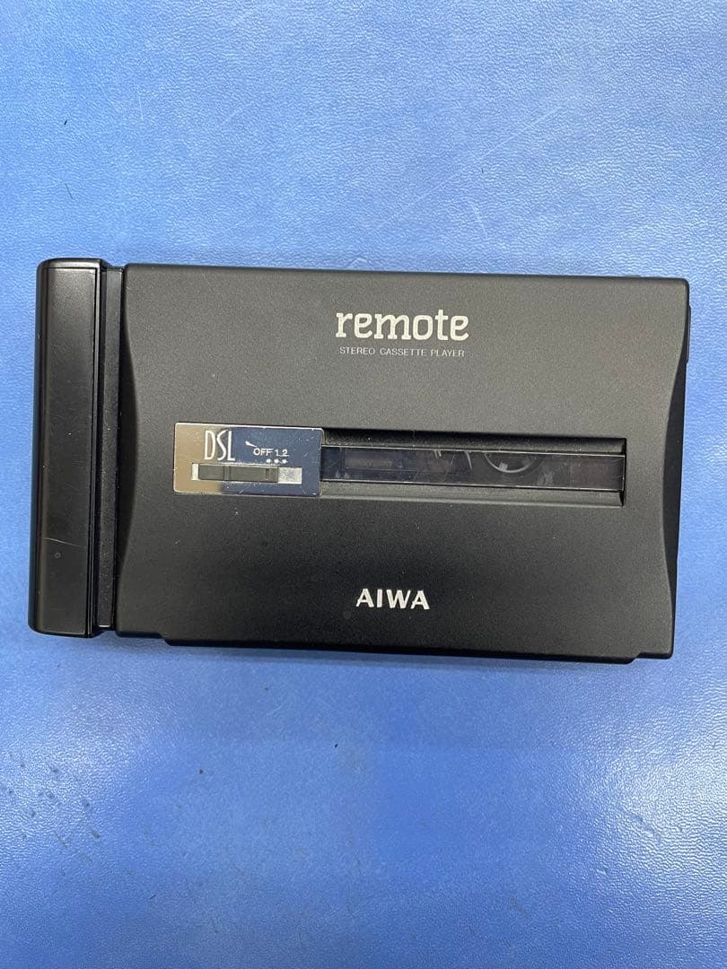 AIWA remote アイワ HS-PL35　カセットプレイヤー アダプター付