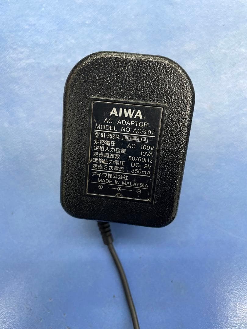 AIWA remote アイワ HS-PL35　カセットプレイヤー アダプター付