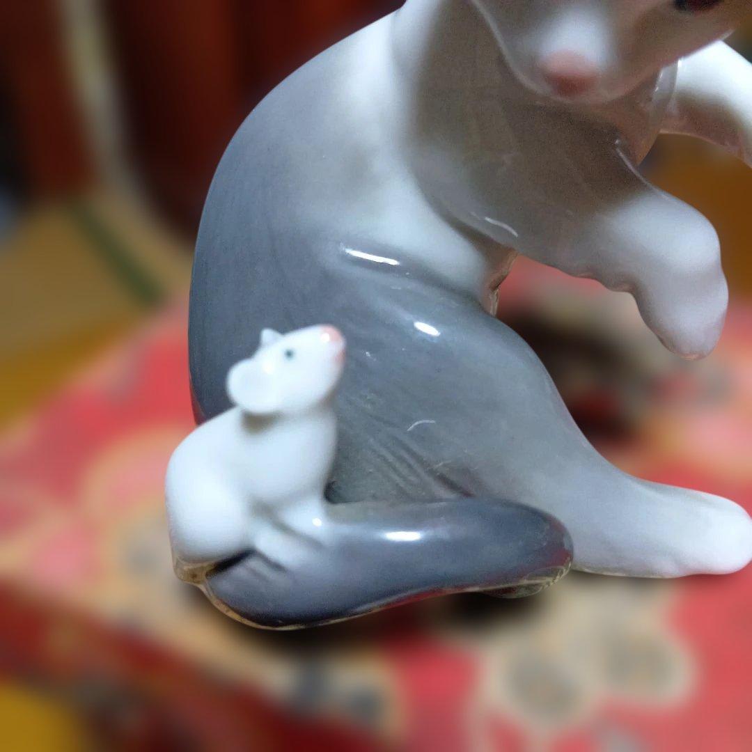リヤドロ 驚いた仔猫ちゃん 美品