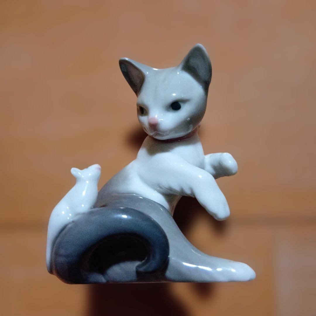 リヤドロ 驚いた仔猫ちゃん 美品