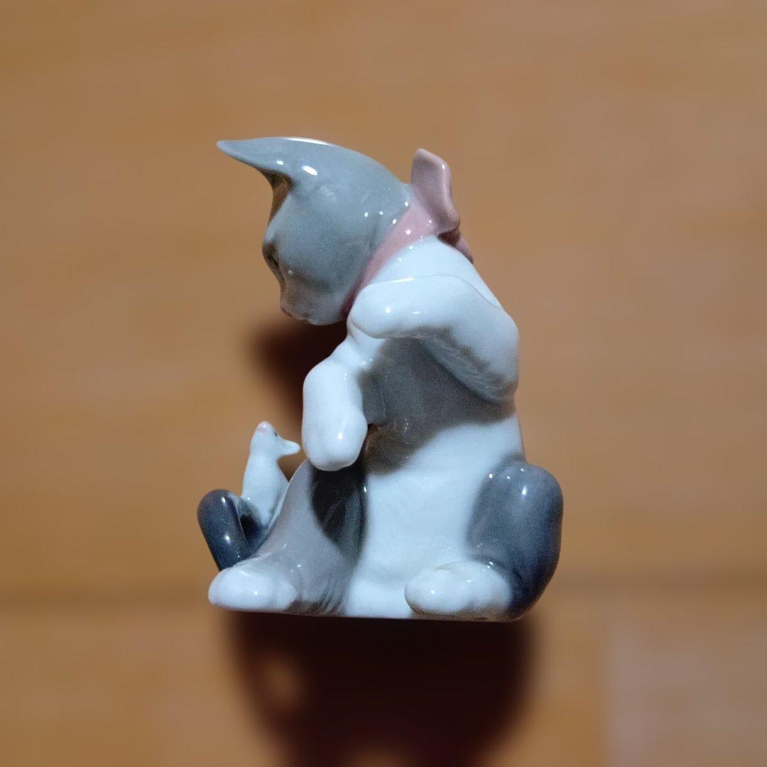 リヤドロ 驚いた仔猫ちゃん 美品