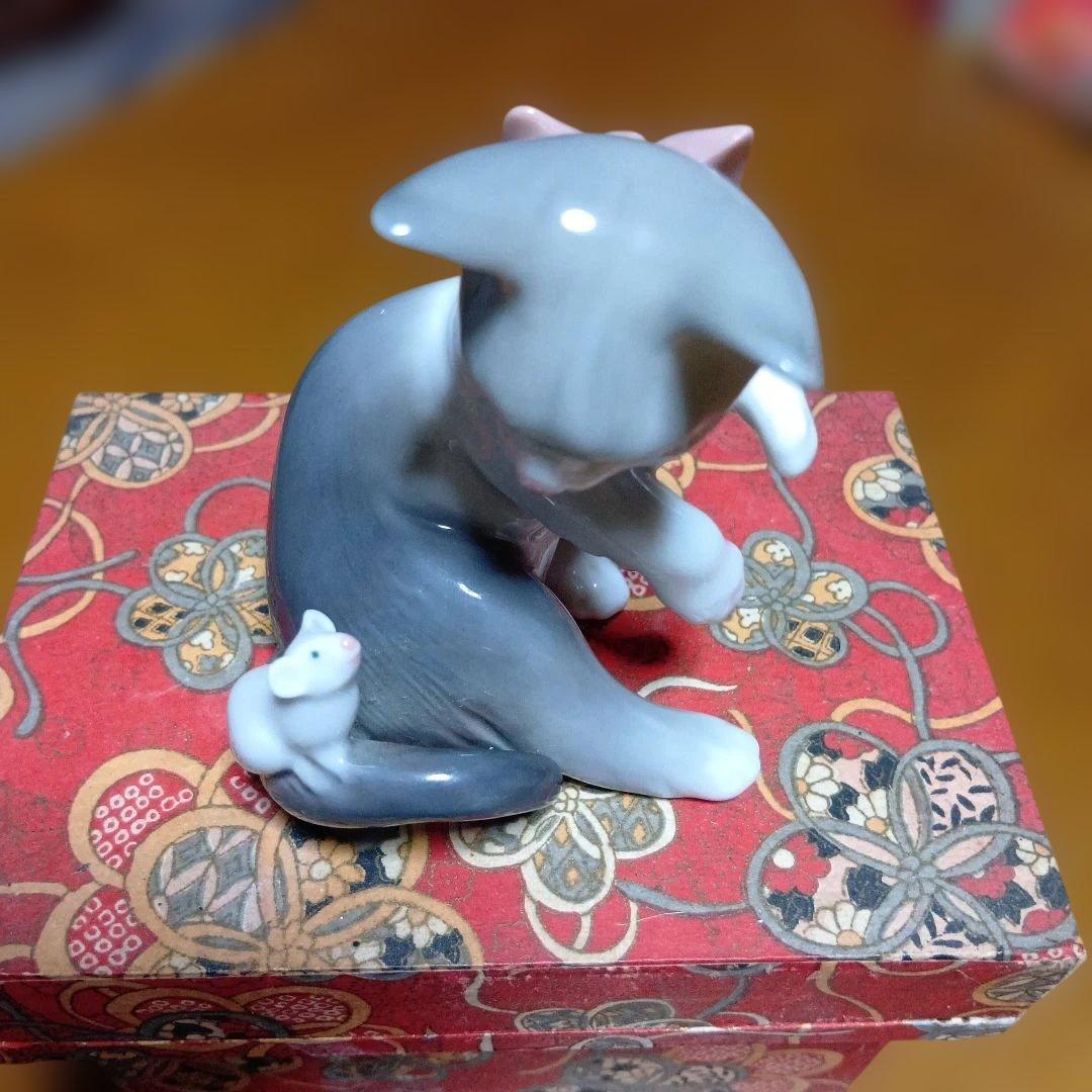 リヤドロ 驚いた仔猫ちゃん 美品
