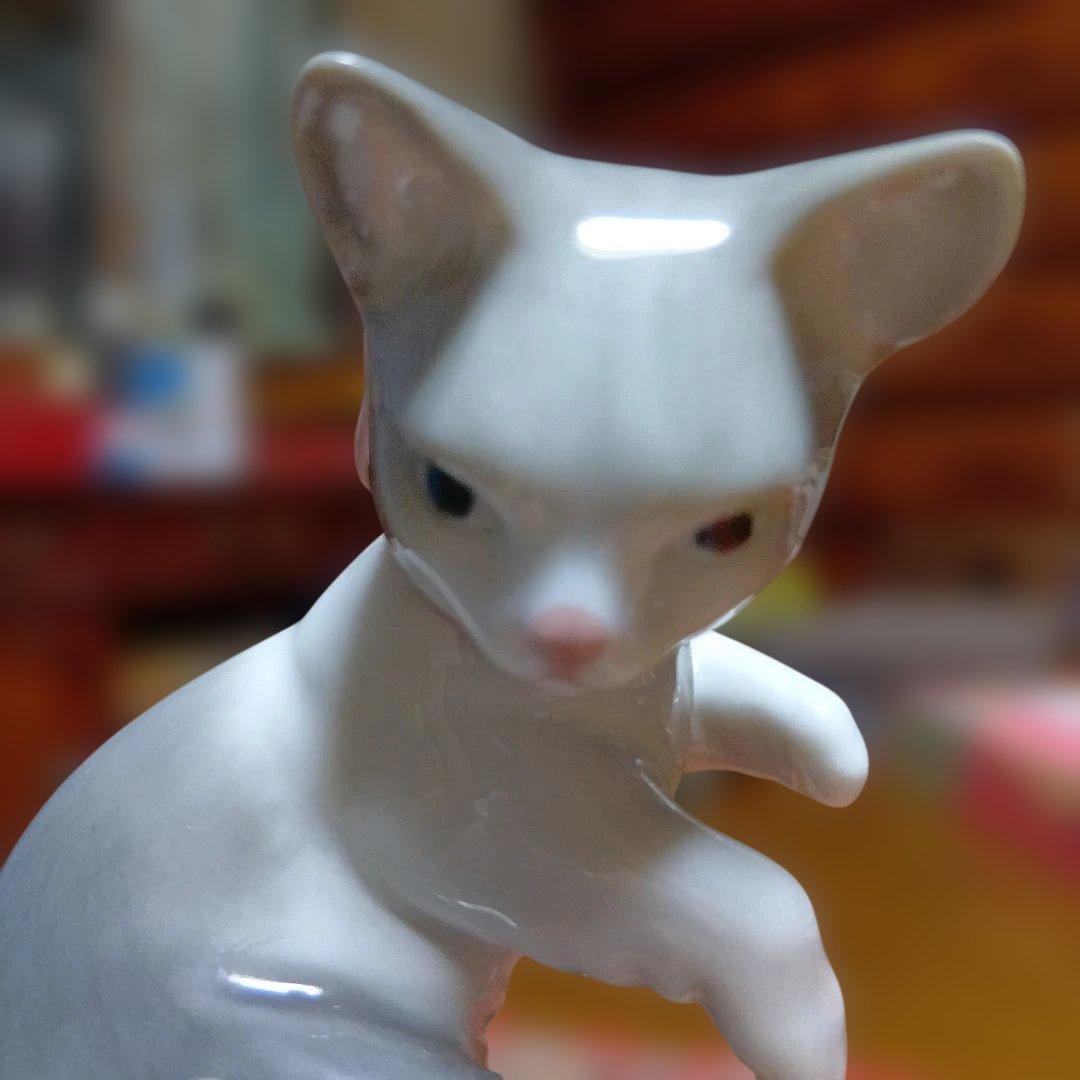 リヤドロ 驚いた仔猫ちゃん 美品