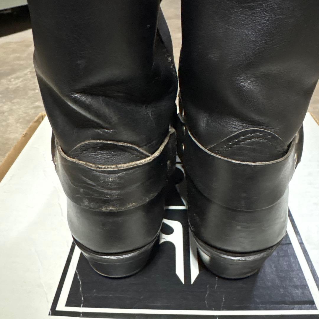 希少✨FRYE フライ ハーネスブーツ スクエアトゥ 米国製 23.5〜24.0