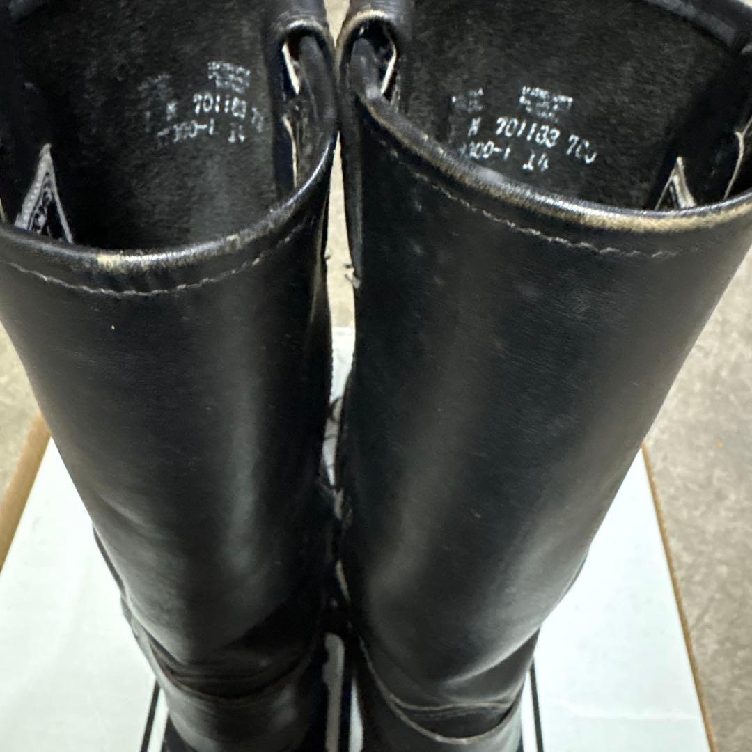 希少✨FRYE フライ ハーネスブーツ スクエアトゥ 米国製 23.5〜24.0