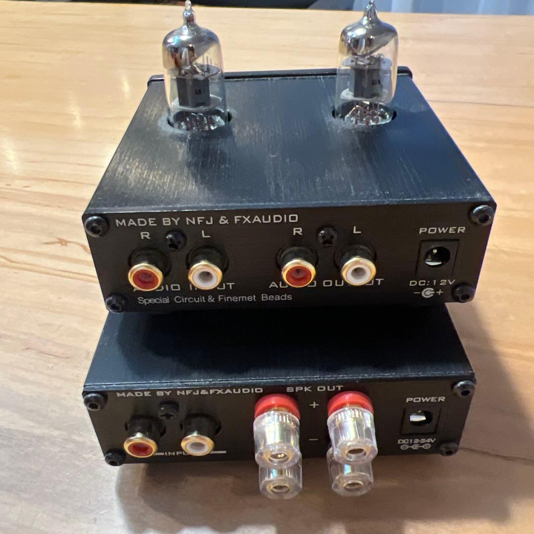 アンプ FX-AUDIO TUBE-01J & P202A/FX-36A PRO