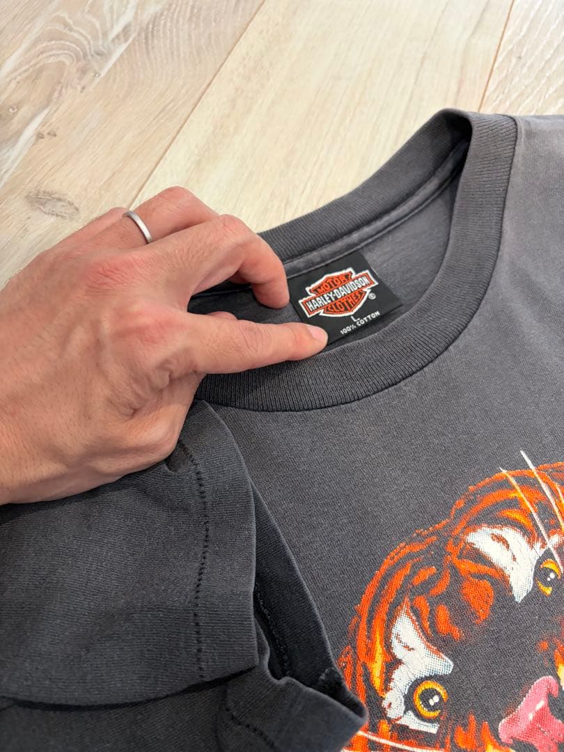 Harley-Davidson Tiger T-Shirt 1989 古着