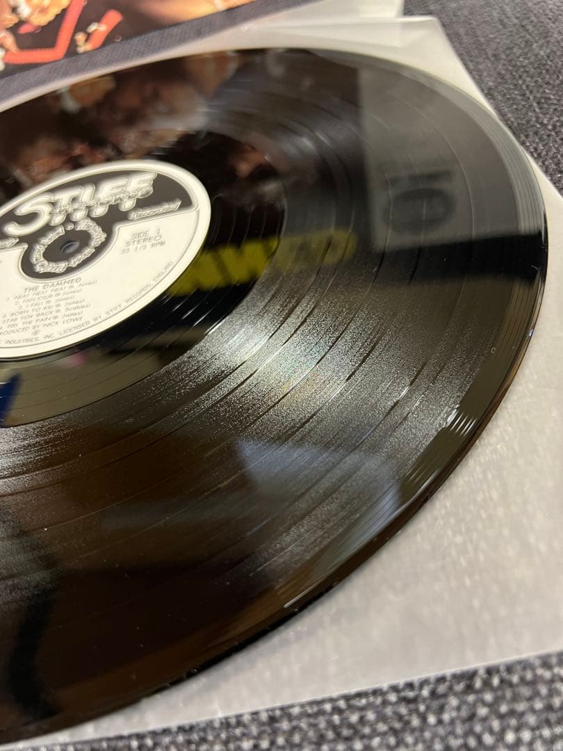 THE DAMNED1977 LP洋楽レコード美盤 STIFF RECORDS