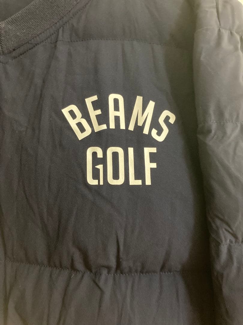 BEAMS GOLF ネイビー 中綿ウインドブレーカー　L